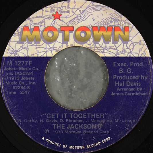 The Jackson 5 : Get It Together  (7", Single)
