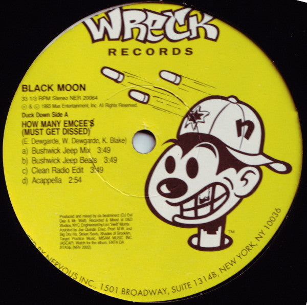 Black Moon : How Many Emcee's (Must Get Dissed) / Act Like U Want It (12", RE)