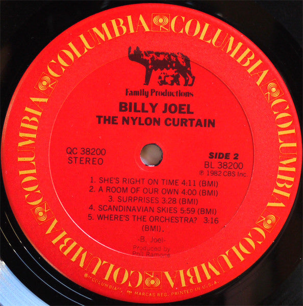 Billy Joel : The Nylon Curtain (LP, Album, Ter)