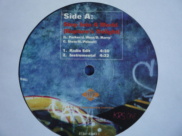 KRS-One : Step Into A World (Rapture's Delight) (12")
