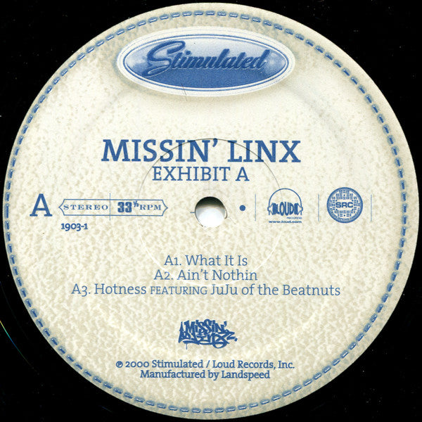 Missin' Linx : Exhibit A (12", EP)