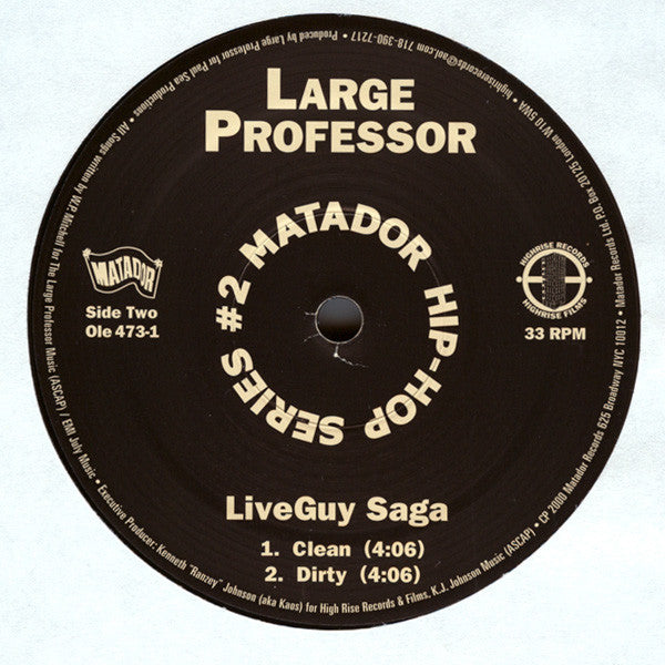 Large Professor : 'Bout That Time (12")