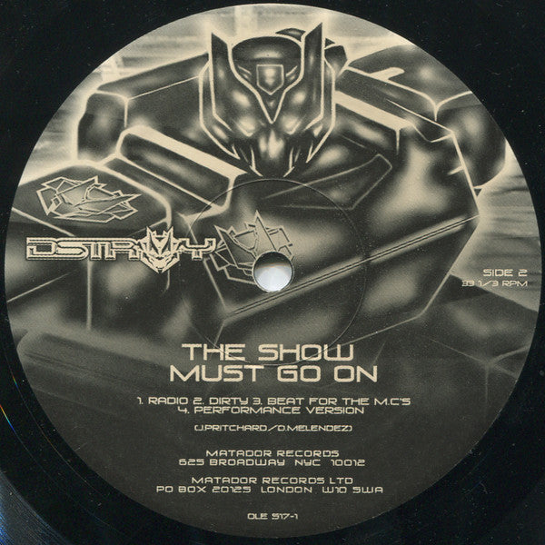 MC D-Stroy : Roll Out / The Show Must Go On (12")