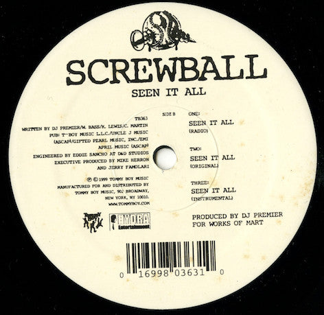 Screwball : F.A.Y.B.A.N. / Seen It All (12")