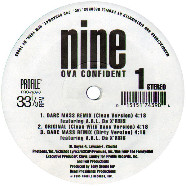 Nine : Ova Confident (12")