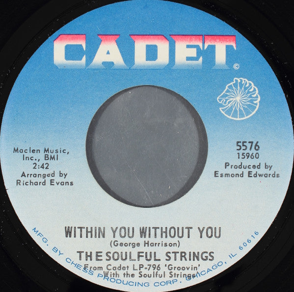 The Soulful Strings : Burning Spear / Within You Without You (7", Single)