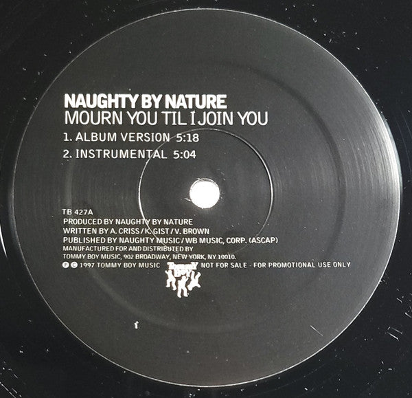 Naughty By Nature : Mourn You Til I Join You (12", Promo)