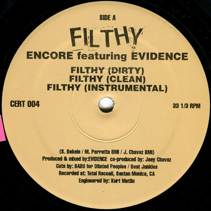 Encore / Holekost* : Filthy B/W Spectacular + Illuminant Chants (12", Single)