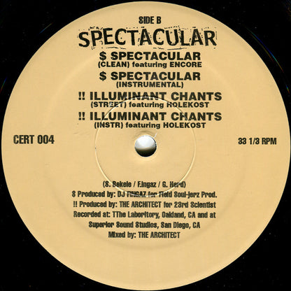 Encore / Holekost* : Filthy B/W Spectacular + Illuminant Chants (12", Single)