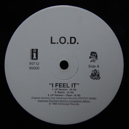 L.O.D. (4) / Jamal (2) & Calif / Redman : I Feel It / Beez Like That (Sometimes) / Funkorama (Remix) (12")