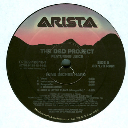 The D&D Project Featuring II Unorthodox* / Juice (18) : Just A Little Flava / Nine Inches Hard (12")