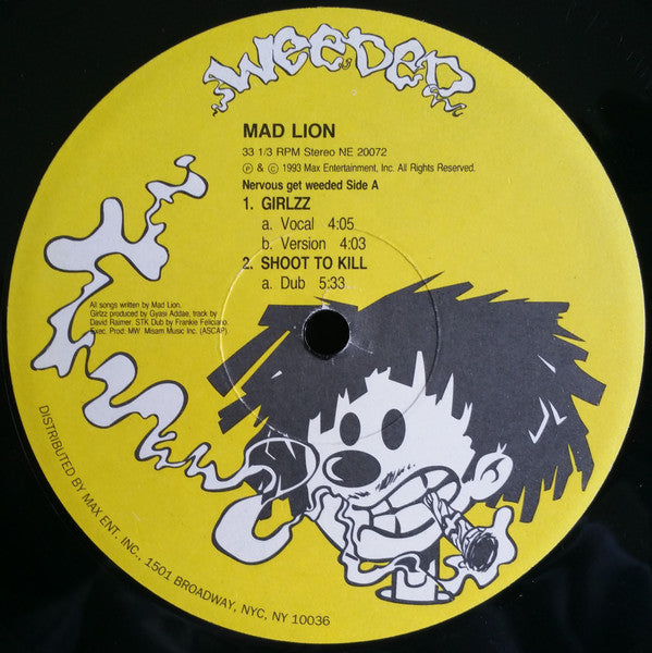Mad Lion : Girlzz / Shoot To Kill (12")