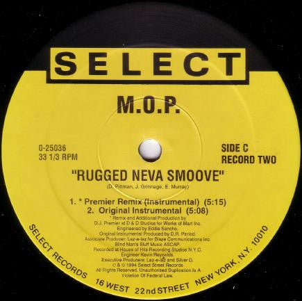 M.O.P. : Rugged Neva Smoove (2x12", Single)