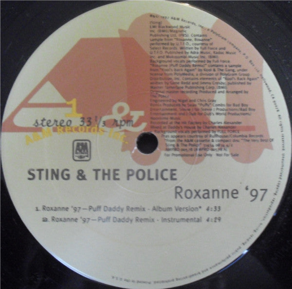 Sting & The Police feat. Pras* : Roxanne '97 (12")
