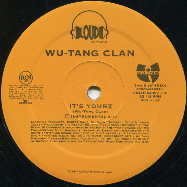 Wu-Tang Clan : It's Yourz (12")