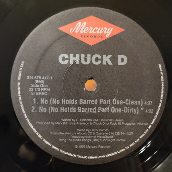 Chuck D : No (12")