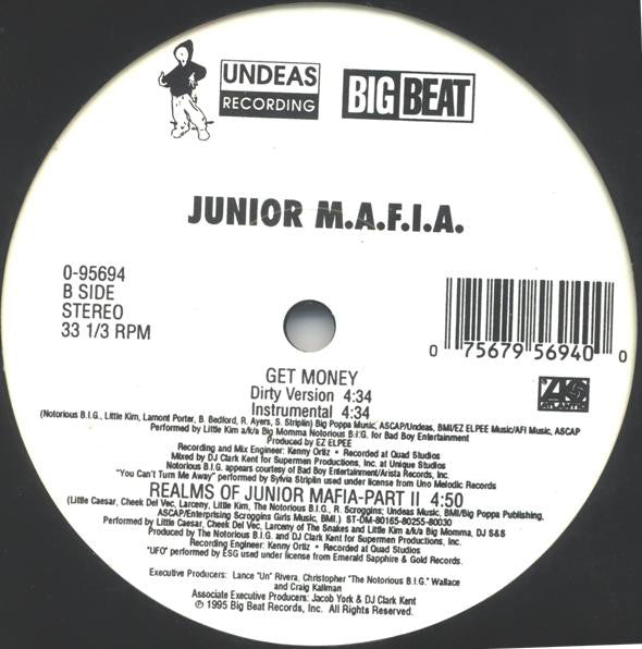 Junior M.A.F.I.A. Featuring Aaliyah : I Need You Tonight (12", Maxi)