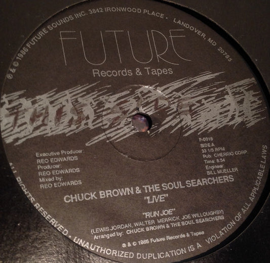 Chuck Brown & The Soul Searchers : Run Joe (12")