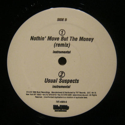 Mic Geronimo : Nothin' Move But The Money (Remix) (12")