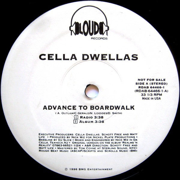 Cella Dwellas : Advance To Boardwalk (12", Promo)