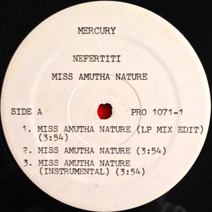 Nefertiti (2) : Miss Amutha Nature (12", Single, Promo)