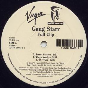 Gang Starr : Full Clip / DWYCK (12")