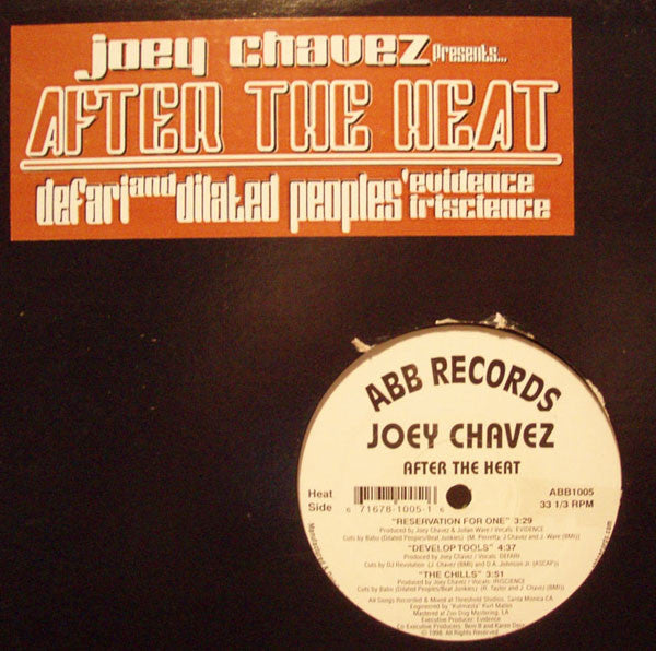 Joey Chavez : After The Heat (12")