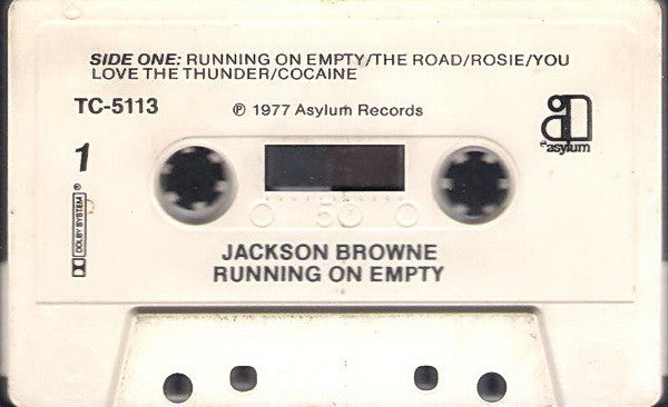 Jackson Browne : Running On Empty (Cass, Album)
