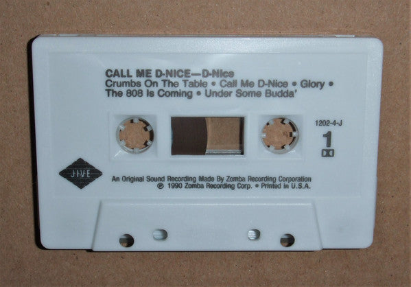 D-Nice : Call Me D-Nice (Cass, Album)