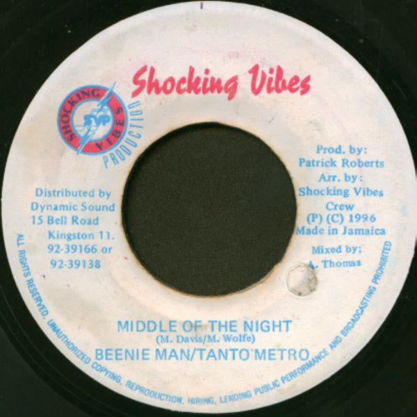 Beenie Man / Tanto Metro : Middle Of The Night (7")