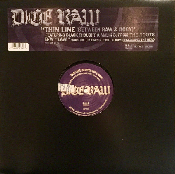 Dice Raw : Thin Line / Lava (12")