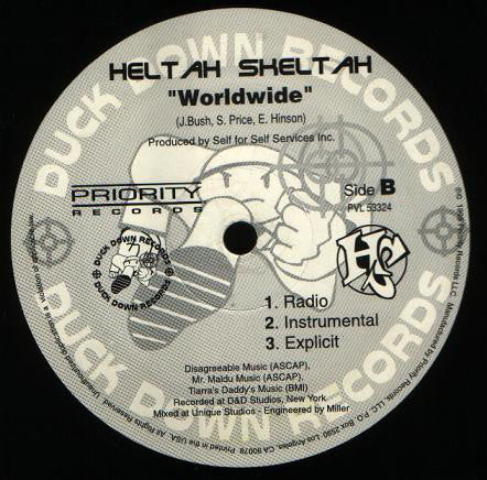 Heltah Skeltah : I Ain't Havin' That / Worldwide (12")