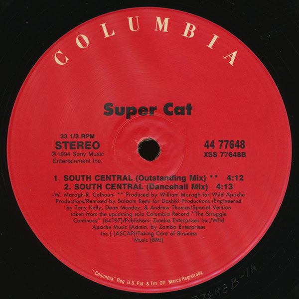 Super Cat (2) : Scalp Dem / South Central (12")
