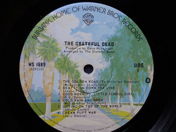 The Grateful Dead : The Grateful Dead (LP, Album, RP, Win)