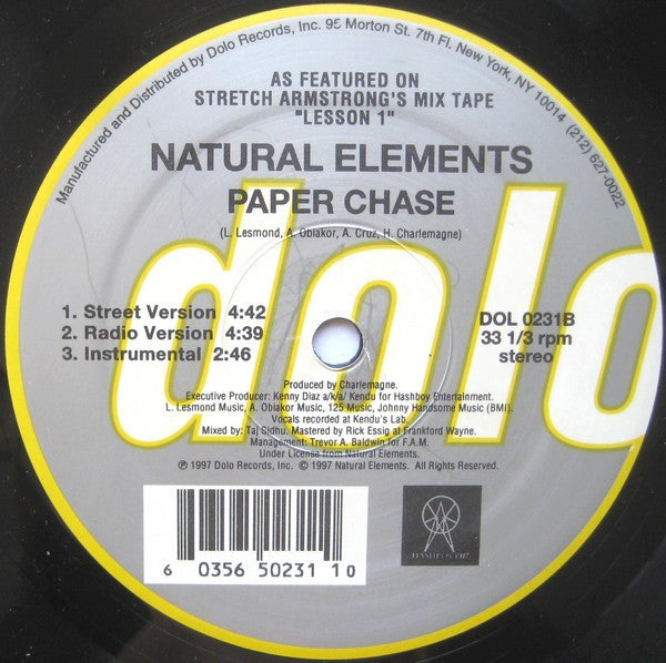 Natural Elements : Bust Mine / Paper Chase (12")