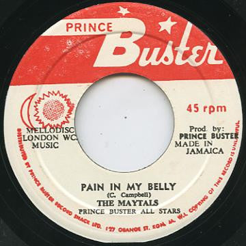 The Maytals & Prince Buster's All Stars : Treating Me Bad / Pain In My Belly (7", Single)