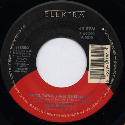 Howard Hewett : Once, Twice, Three Times (7")