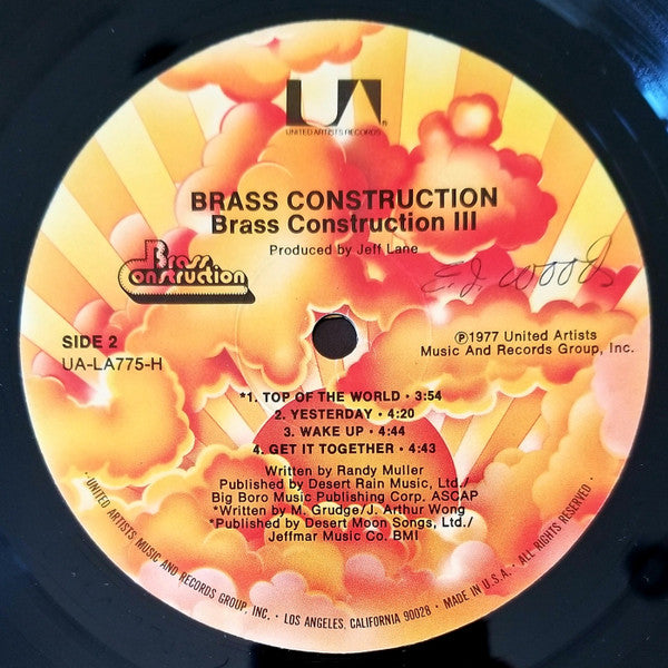Brass Construction : Brass Construction III (LP, Album)