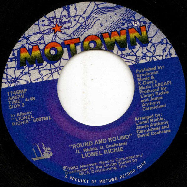 Lionel Richie - Stuck On You / Round And Round / Tell Me, Releases