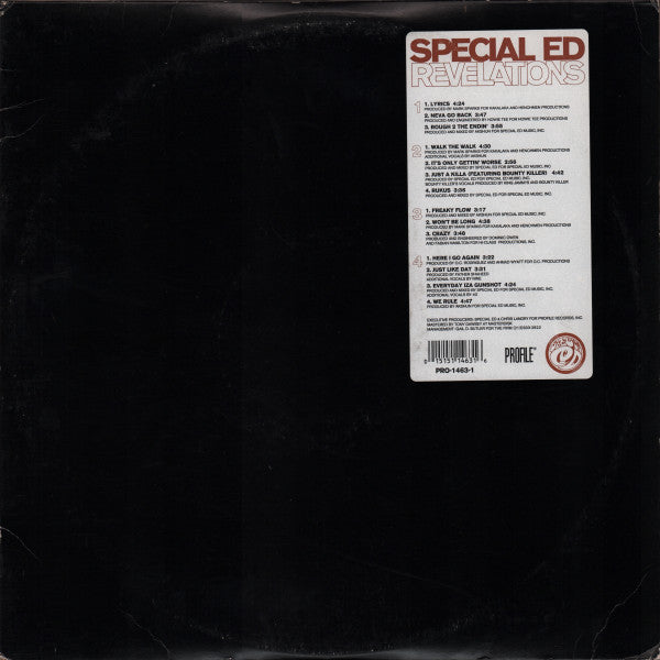 Special Ed : Revelations (2xLP, Album)