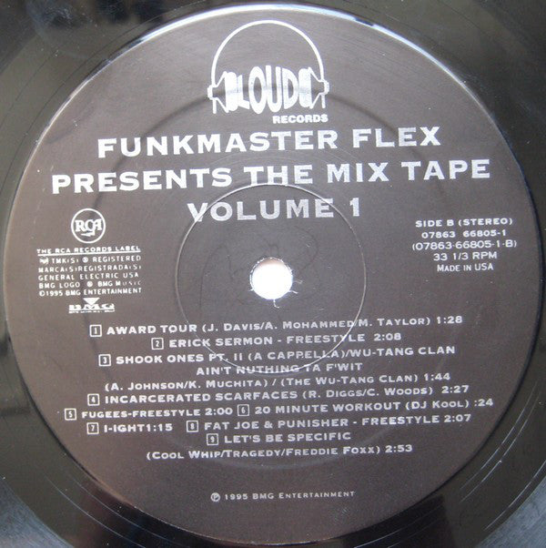 Funkmaster Flex : The Mix Tape Volume 1 (60 Minutes Of Funk) (2xLP, Mixed, Mixtape)