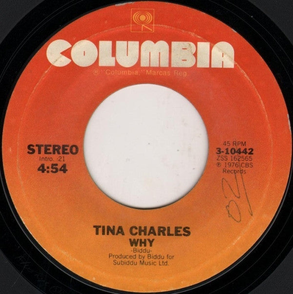 Tina Charles : Dance Little Lady Dance / Why (7")