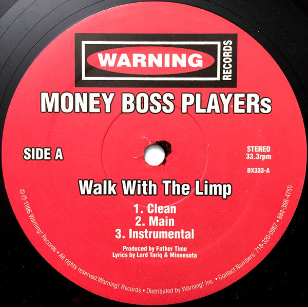 Money Boss Players : Walk With The Limp (12")