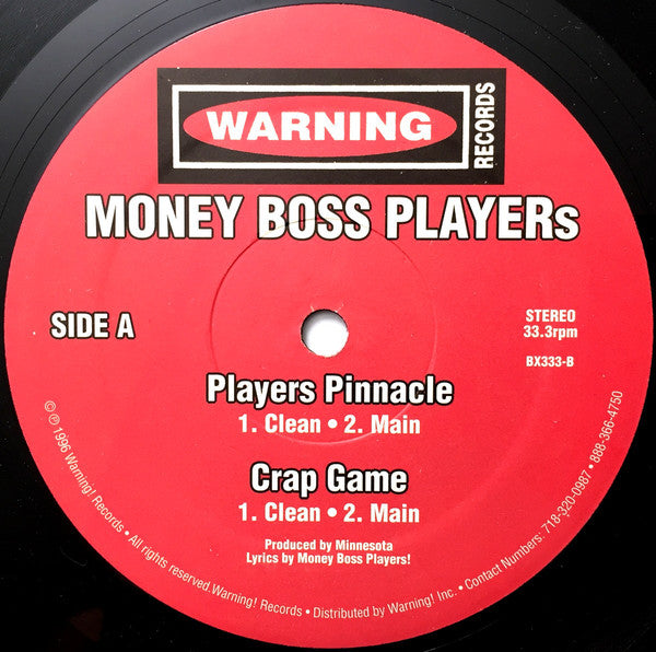 Money Boss Players : Walk With The Limp (12")