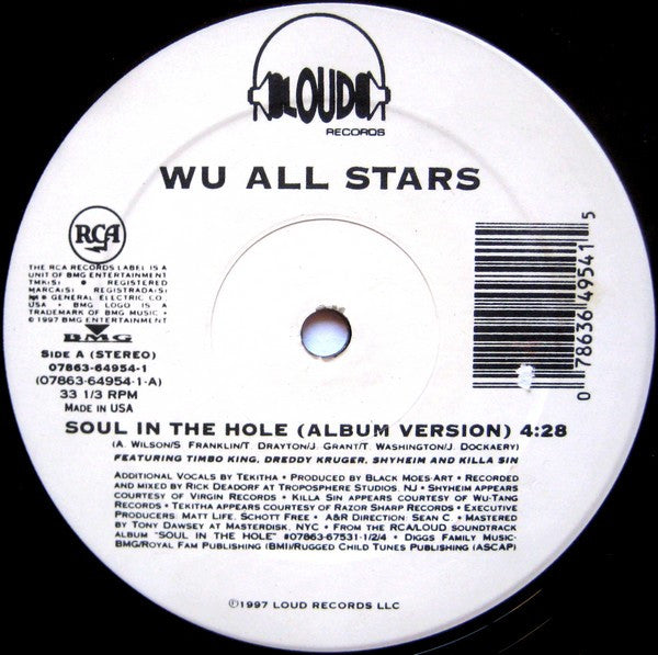 Wu All-Stars : Soul In The Hole (12")