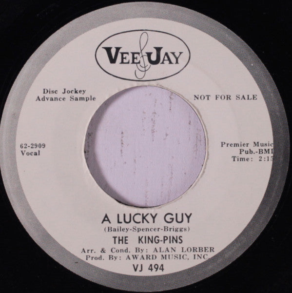 The King-Pins : A Lucky Guy (7", Single, Promo)