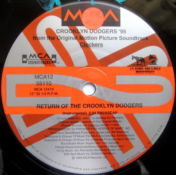 Crooklyn Dodgers '95 : Return Of The Crooklyn Dodgers (12", Single)