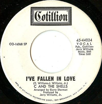 C & The Shells : You Are The Circus / I've Fallen In Love (7", Promo)