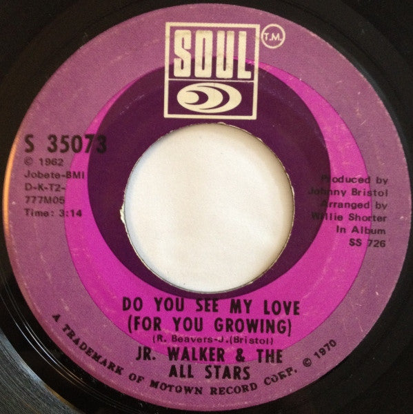 Junior Walker & The All Stars : Do You See My Love (For You Growing) / Groove And Move (7",45 RPM,Single)