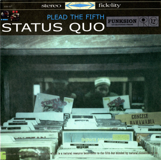 Status Quo (2) : Plead The Fifth / Back To The Future (12")